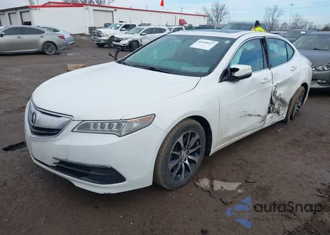 2015 Acura Tlx из США, поврежденный, VIN 19UUB1F36FA021300